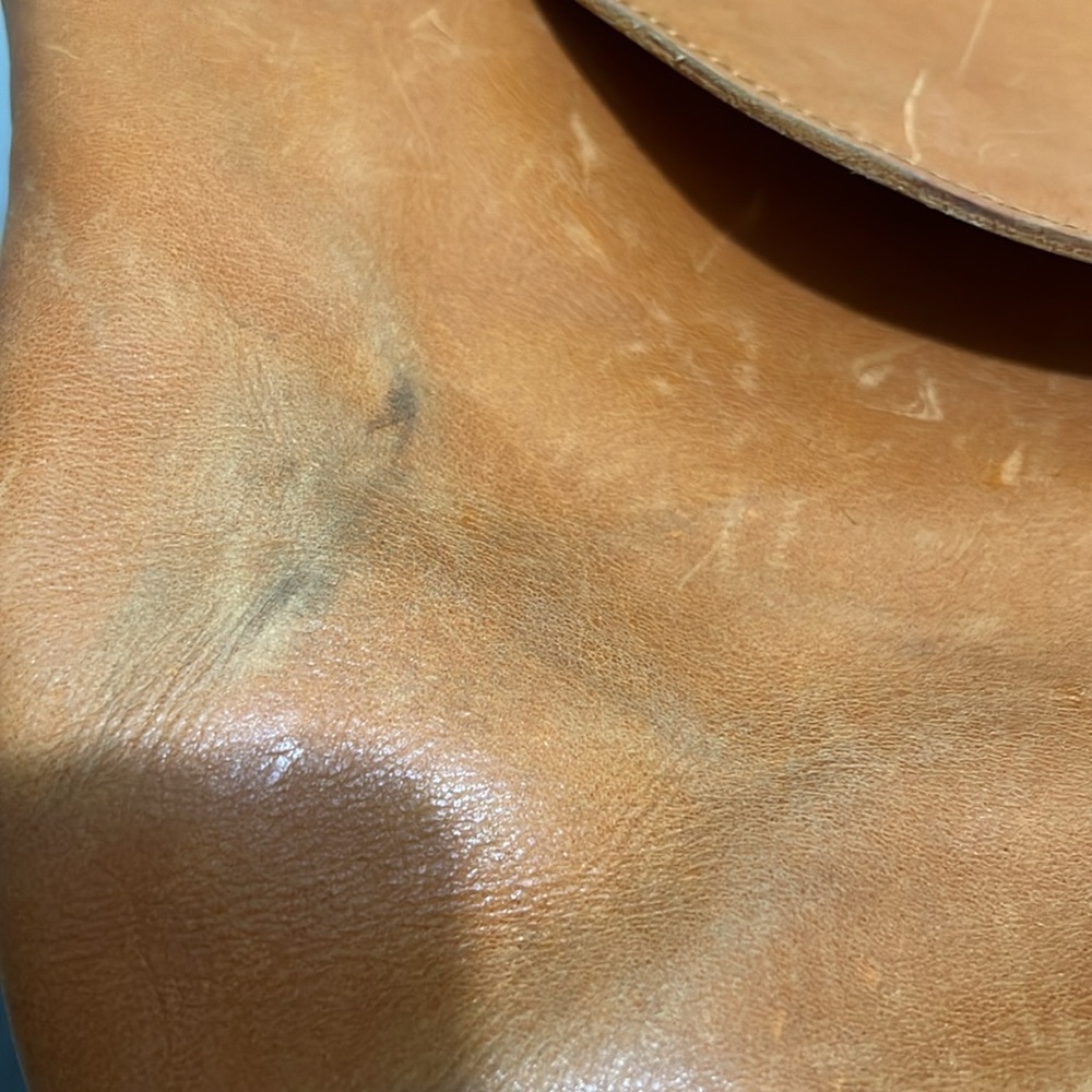 Able Cognac Leather Backpack - Picture 9 of 11